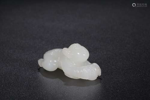 Accessories: hetian jade boySize: 2.3 cm wide and 5.5 x 2.5 ...