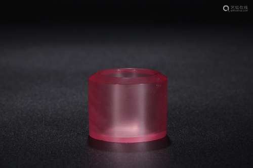 : ruby, BanZhiSize: 2.5 cm diameter, 2.1 cm high weighs 42.2...