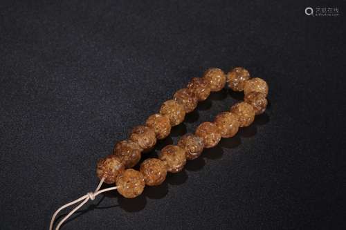 Son: beeswax, 18 hand stringSize: bead diameter 1.2 cm weigh...