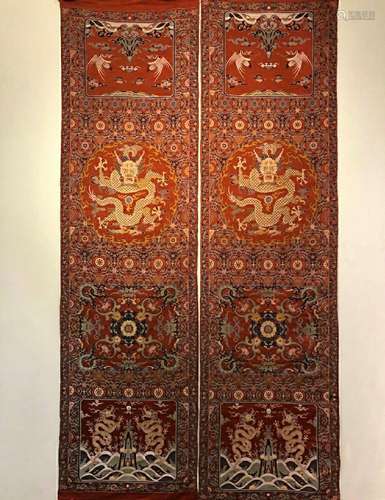 Jin dragon YiPi pairSize: 183 x 53 cm each