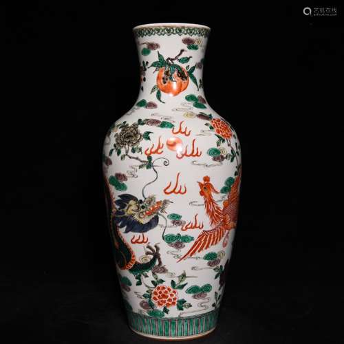 Colorful longfeng grain bottle, high and diameter of 19,