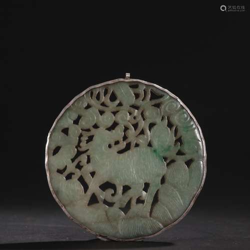 - old jade silvering kirin is hanged in delightSpecification...