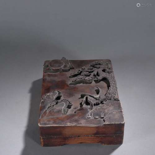 - pine marble set inkstone "pine crane live"Specif...