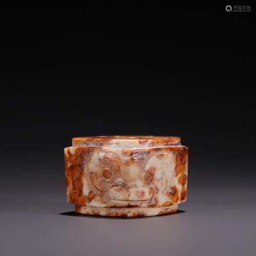 Ancient jade beast, jade congSpecification: 2.8 generous 3.9...