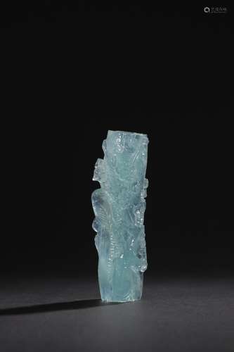 "Four paperweight - rare aquamarine" smiles"S...