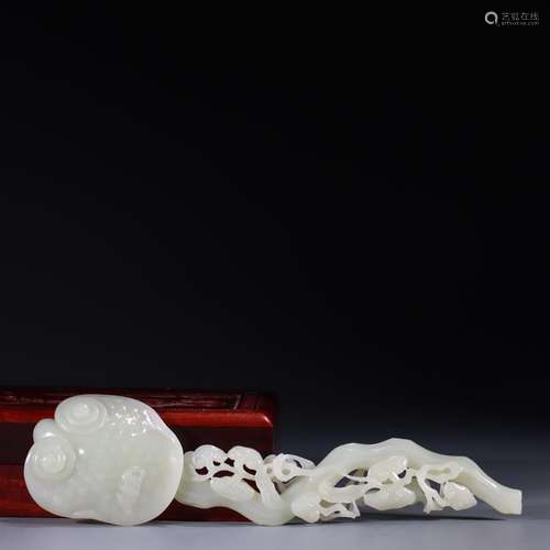 : hetian jade fu to the heart wishes furnishing articlesSpec...