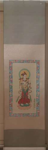 Chang dunhuang BuddhaHeart size 43 * 80 cmChang (Chang Dai -...