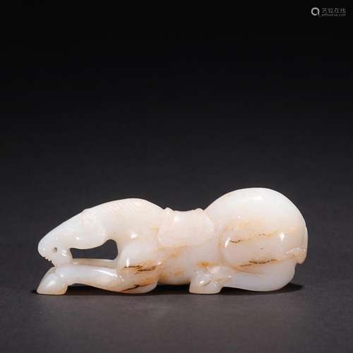 CHINESE HETIAN JADE HORSE