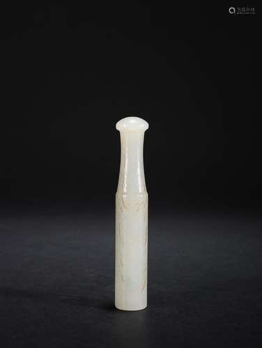 CHINESE HETIAN JADE CIGARETTE HOLDER