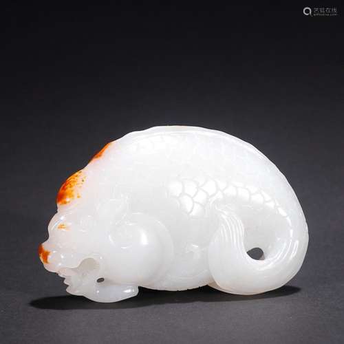 CHINESE HETIAN JADE DRAGON