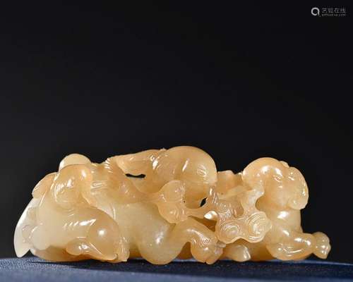 CHINESE HETIAN JADE GOAT