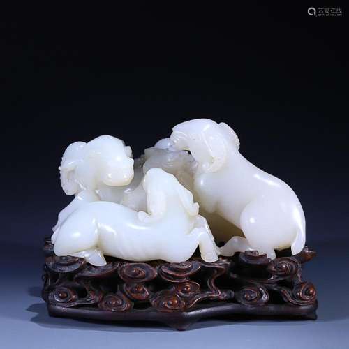 CHINESE HETIAN JADE GOAT