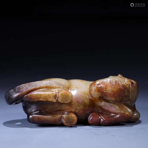 CHINESE HETIAN JADE HORSE