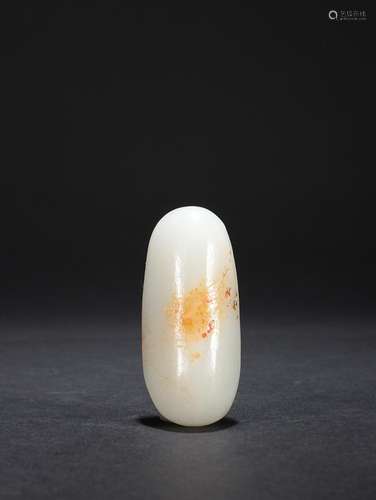 CHINESE HETIAN WHITE JADE ORNAMENT