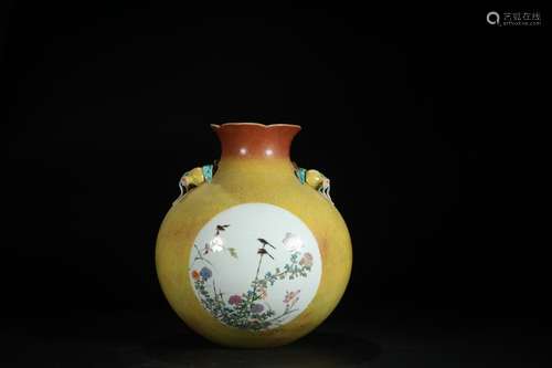 A teacher hall ", "yellow glaze medallion powder e...