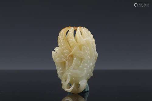 : hetian jade bergamot furnishing articlesLong and 5.2 cm wi...