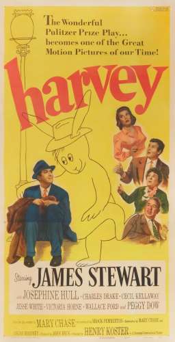 Harvey, 1950 three sheet movie poster