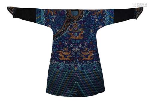 , blue purple dragon robeSize, sleeve length 211 139 cm high...