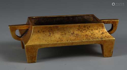 , copper incense burnerSize, high 5.3 18.7 9.5 cm wide weigh...