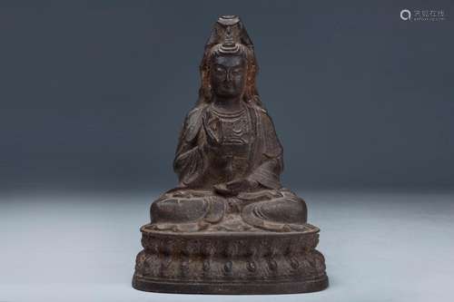 All copper guanyin caveSpecification: high 22 cm wide 15.5 c...