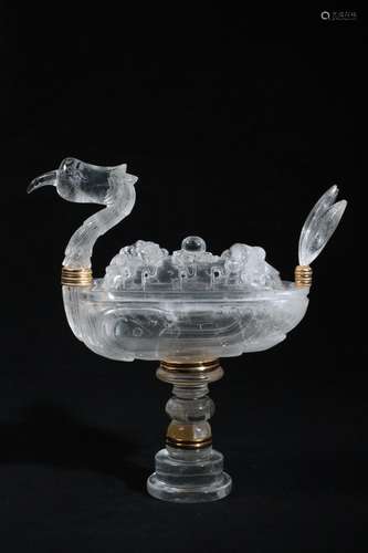 Late crystal crane aromaSize: 19 cm long, 6 cm wide, 20 cm t...