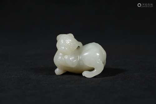 Hetian jade benevolentSize: 4 cm long, 2.8 cm wide, 3.4 cm h...