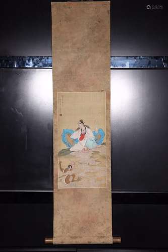 : "Gu Hong" purdue beings "guanyin" silk...