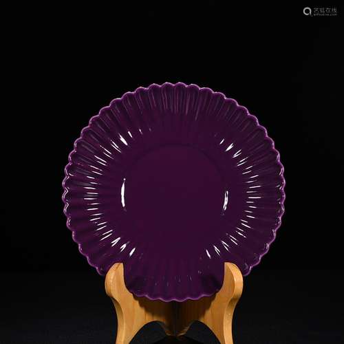 In tomato skin purple glaze chrysanthemum petals disc 3 cm *...