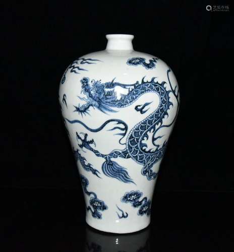 Generation of blue and white dragon May 29 x17cm 1500 bottle...