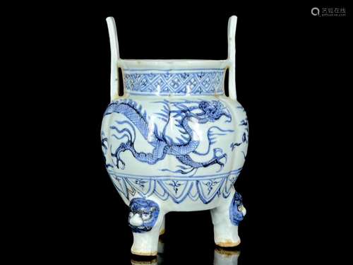 Blue and white dragon WenXiangLu 28/19.018005678