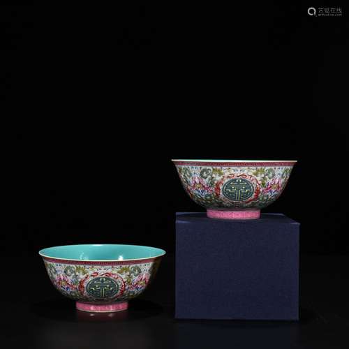 Wrap enamel peony lines 1 bowl6.5 * 15 cm2400