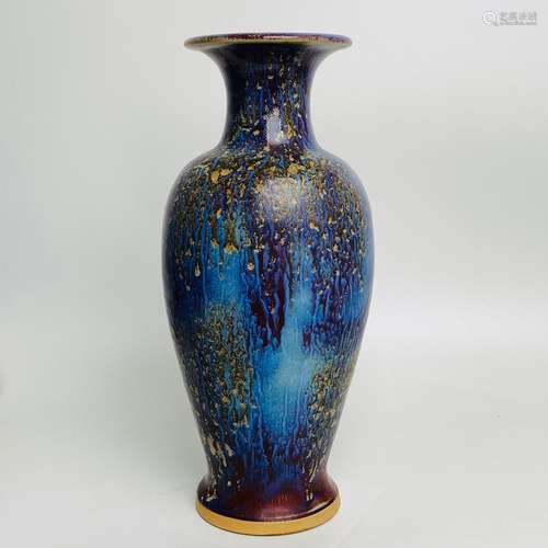 The jun porcelain kiln masterpieces of guanyin bottle, 36 cm...