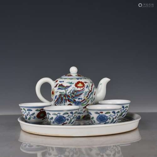 Chenghua fight colourful feng grain tea antique vase 191220 ...