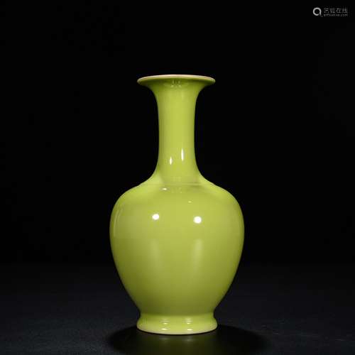 Apple green glazed flask 22 cm * 12, 900