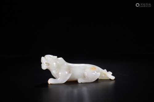 Hetian jade - benevolent furnishing articlesSize: 6.4 cm wid...