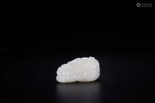 Hetian jade - the mythical wild animal furnishing articlesSi...