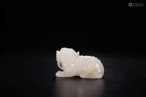 : hetian jade, benevolent furnishing articlesSize: 5 cm long...