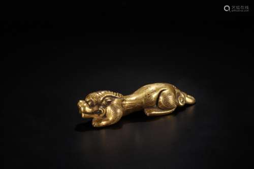 Motif: copper and gold benevolentSize: 13 cm high 3.3 cm lon...