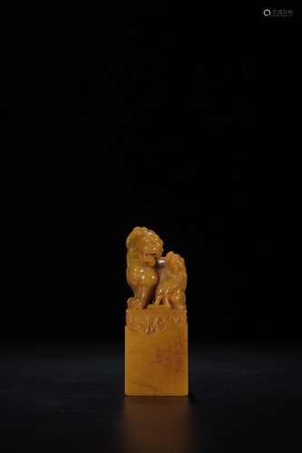 Mother: tian stone benevolent sealSize: 10.3 cm high 3.8 cm ...