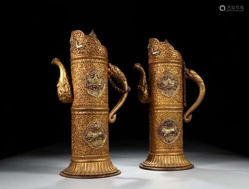 :gold jose pot of a pair of more abstract: "jose" ...