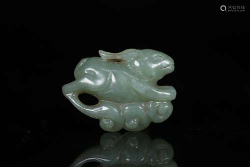 Old hotan yutu carved pieces, hetian jade, the round techniq...