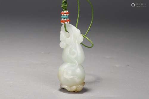 : hetian jade many children blessed bottle gourd2.5 ㎝ long.1...