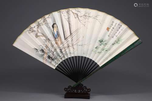 Modern: "Feng Chaoran" had a folding fan49.2 ㎝ lon...