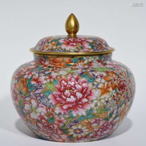 Jindi flower tea cover tank (impact), high 15 diameter 15,