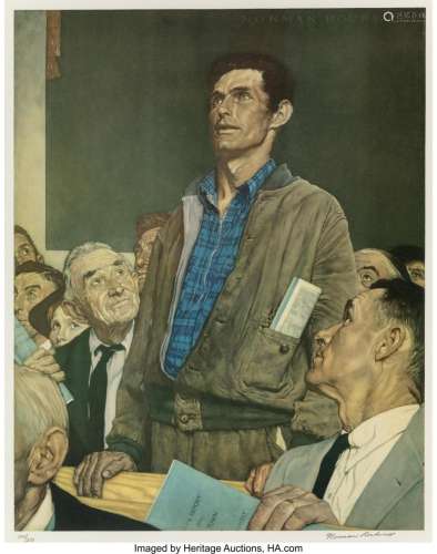 Norman Rockwell (American, 1894-1978) Freedom of Speech Coll...