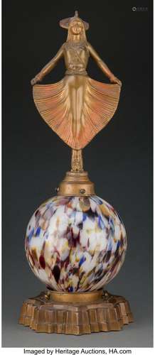 American School (20th Century) Art Deco Table Lamp, circa 19...