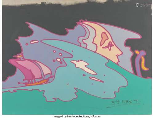 Peter Max (American, b. 1937) Untitled, 1971 Acrylic on canv...