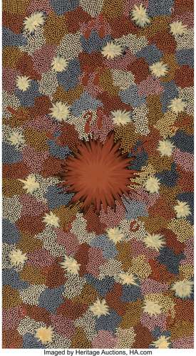 Clifford Possum Tjapaltjarri (American, 1932-2002) Dingo Dre...