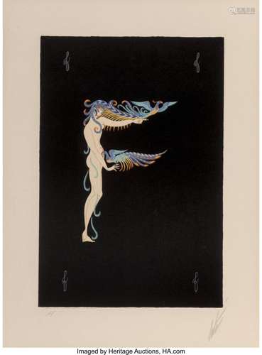 Erté (Romain de Tirtoff) (Russian/French, 1892-1990) O, from...