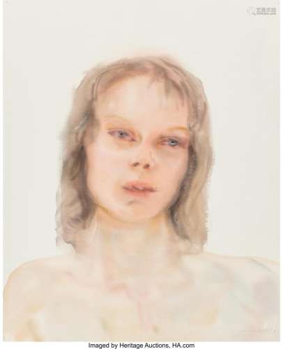 Federico Lombardo (Italian, b. 1970) Portrait, 2005 Watercol...